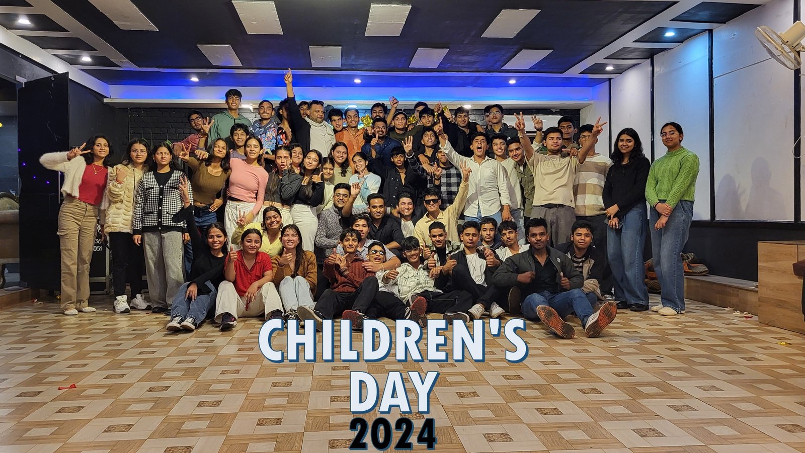 Sakshya Studies students at Children's Day celebration